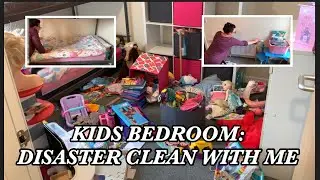 EXTREME DEEP CLEAN & DECLUTTER | KIDS BEDROOM DISASTER | COLLAB with Styled by Anita | Stacy Rebecca