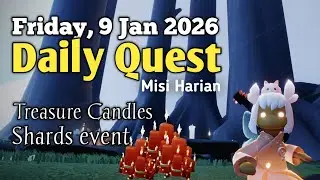 Sky Daily Quest today - Hidden Forest 9 jan 2026 | Sky Children of the Light | Sandwichies Ch