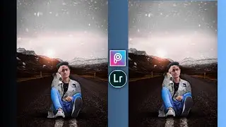 PicsArt winter snowfall Photo editing tutorial || New photo editing 2020