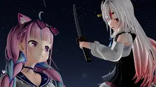 Minato Aqua vs Nakiri Ayame BOSS FIGHT QTE 2【Hololive Animation】