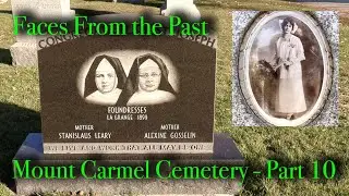 Mount Carmel Cemetery Part 10 - Walking and Viewing the Graves and Mausoleums in Hillside, Illinois.