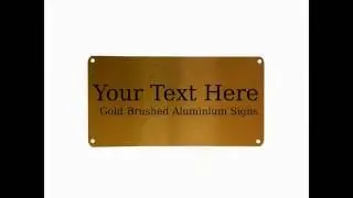 150x75 mm Custom Personalised Your Text Metal Aluminium Sign Door Plaque Office by MegSub