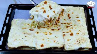 Тост с курицей и бешамелем
