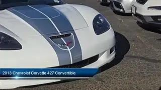 2013 Chevrolet Corvette 427 Convertible San Jose  Palo Alto  Hayward  San Mateo  Fremont