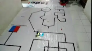 Ichibot Max running test. Line Follower.