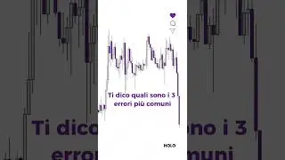 I 3 errori pi&ugrave; comuni nel Trading Online ❌ #shorts #trading #forex