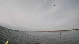 Montauk Surf Humberto . High line. PM sesh. Through the crowd.