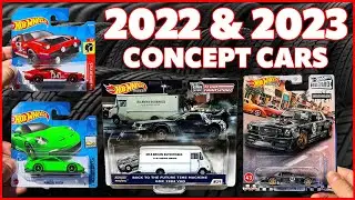 HOT WHEELS 2022 & 2023 CONCEPT CARS! Hoonigan, Bugatti, Lamborghini, Porsche, McLaren, Lotus,...
