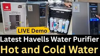 Latest Havells Water Purifier💧 Hot and Cold Water Live Demo in kannada #vlog  #havellswaterpurifier 