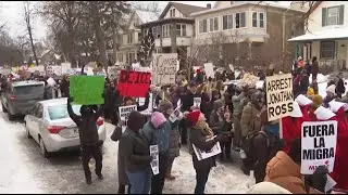 Live from Minneapolis where protesters demand ICE leave their city