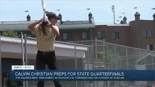 Calvin Christian preps for D3 quarterfinals