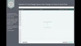 How to change the cut lines to score lines on Cricut Design Space