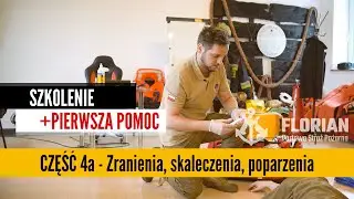 PIERWSZA POMOC 🆘🚨 Część 4A - Zranienia, skaleczenia, poparzenia 👩&zwj;🚒
