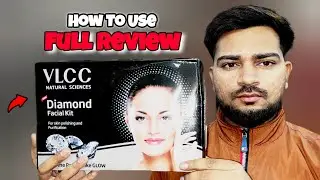 VlCC Diamond Facial Kit Review 💥 | How to Use Vlcc Facial diamond | Vlcc Facial Kit Skin Whitening