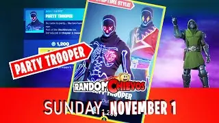 *NEW* Party Trooper Style & Intensity is back after 188 days *ITEM SHOP* - November 1