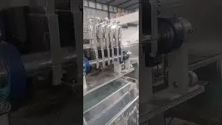 Multi track shampoo liquid pouch packing machine. Hero pack tech solutions 9266600072