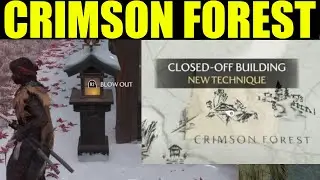 Ghost of yotei - how to get inside closed off building (crimson forest) | puzzle guide