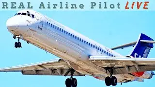 Tromso in the SAS MD80 | Immersive Audio | Real Airline Pilot |  Mad Dog MD80 #msfs2024 #md80