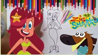 #zigandsharko #marina || marina drawing||zig and sharko drawing
