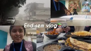 End Sem vlog📚