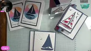Easy Nautical Cards with Sunrise Sailing | Simple & Stunning Fun Fold Too!