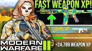 Modern Warfare 2: FASTEST WAYS To LEVEL UP WEAPONS! (MW2 Fast Weapon XP Tips)
