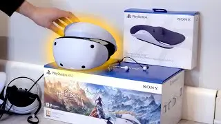 Комплект PS VR2 Horizon + зарядная станция VR Sense: распаковка и настройка