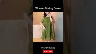 Women Spring Dress #womenswear  #spring  #elegent  #dresses  #aliexpress