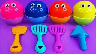4 Color Play Doh Ice Cream Cups | Pony Kinder Surprise Eggs LoL Surprise Toys