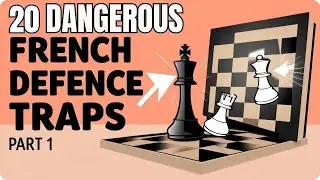 Top 20 traps in French-Defense Part1 |  Chess Opening Tricks, Moves, Strategy & Tactics to Win Fast