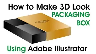 3D Packaging Tray Box Module using Adobe Illustrator