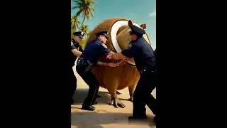 Tralalero tralala&hellip; Coconut Capybara under arrest?! 🥥👮&zwj;♂️