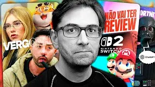 CPI das Bets Vergonhosa, Switch 2 Sem Reviews, IA do Darth Vader e Mais! | Ep. 72