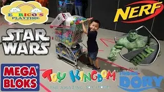 Toy Kingdom Christmas Toy Hunting Toy Store Factory Toys for Kids Nerf Hulk Mega Blocks Star Wars