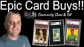 An Epic Month Of Card Purchases!! MidLife Community Show & Tell!!
