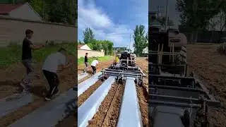 Boost Crop Yields with Ridge Forming & Film Mulching &mdash; Drainage, Weed Control, and More!