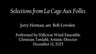 Selections from La Cage Aux Folles Jerry Herman Bob Lowden