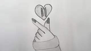 Broken Heart Held Between Fingers | Emotional Pencil Sketch #BrokenHeart#EmotionalArt#PencilSketch