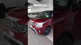 WagonR ZXI+ Red and Black | Top model #car #marutisuzuki #wagonr #carreview #hatchback #2025