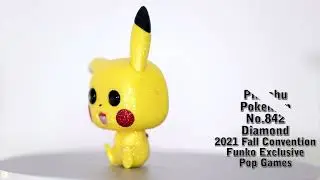 Pikachu Diamond Edition Funko #Popgames #pokemon #funkoflocked #pikachu #funko2021 #funkogames