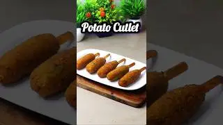 Trending Recipe of Potato cutlet #shorts #recipe #food #snacks #shortsfeed #trending #viral