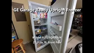 GE Upright Freezer model FUF21QRRWW