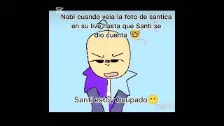 Santi cuando se dio cuenta de nabi hiba por agua XDD | video no mio ( video de tiktok )
