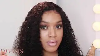 DEEP WAVE PRE PLUCKED HD LACE FRONTAL INVISIBLE CURLY HUMAN HAIR GLUELESS WIGS