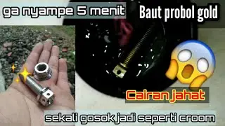 BAUT PROBOLT GOLD BERUBAH JADI SEPERTI CHROME😱 (social experiment)
