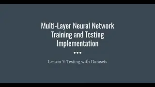 Testing with Datasets