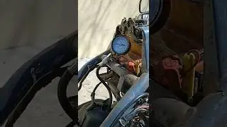 Какая должна быть компрессия после замены цпг на скутере Honda dio #мопед