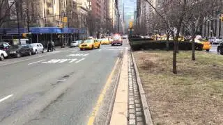FDNY RESCUE OPERATIONS BATTALION RESPONDING TO ALL HANDS TRANSFORMER FIRE WITH EXT. IN BUILDING.