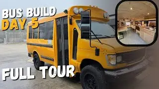 5 Day Bus Build Full Tour!