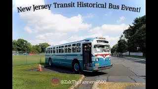 New Jersey Transit Howell's Historical Bus Festival Action
